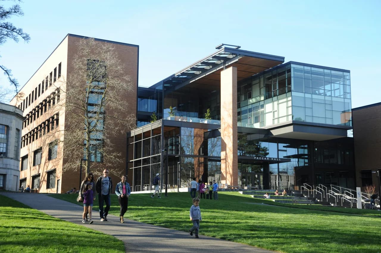 Modern school campus